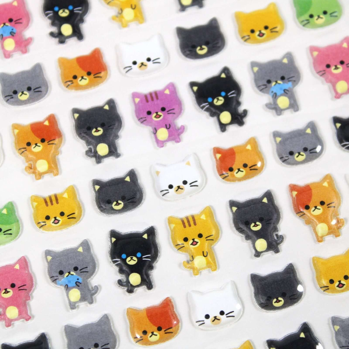 1Sheets Cute Puffy Stickers Cat 3D Kawaii Kids DIY Creative Stationery  Stickers Diary Scrapbooking DIY Craft Toys Girls Gifts