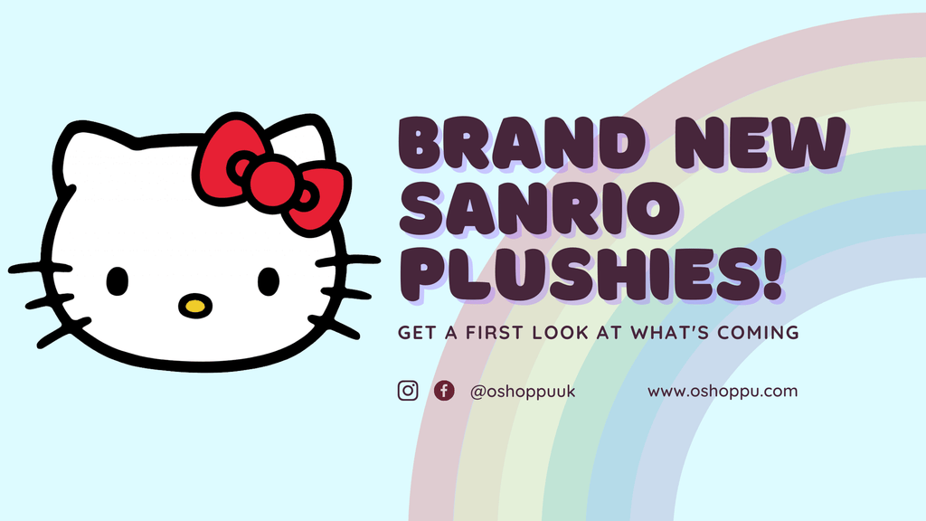 Get Ready to Squeal with Delight: New Sanrio Plushies Have Arrived at oshoppu!