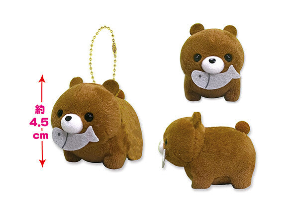 AMUSE Puchimaru Brown Bear Mascot Plush