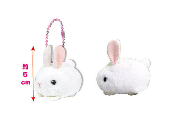 AMUSE Puchimaru White Rabbit Mascot Plush