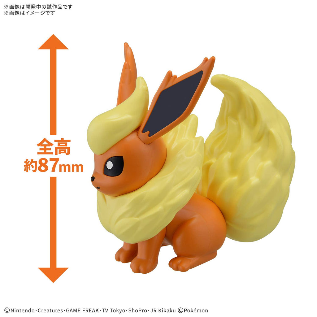 Bandai Flareon Pokemon Plamo Collection Quick!! 25