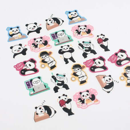 BGM Decorative Stickers Panda Five Washi Stickers