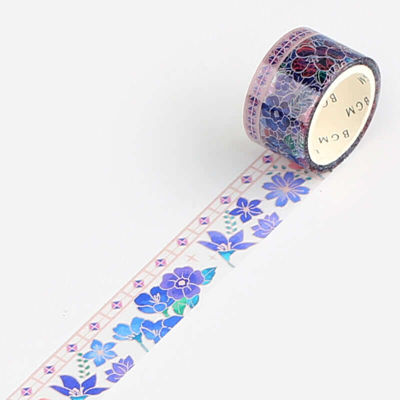 BGM Decorative Tape Dream Flower Stained Glass PET Tape
