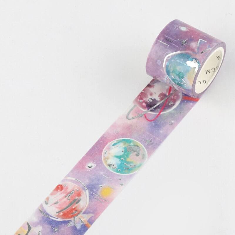 BGM Decorative Tape Star Candy Wide Foiled Washi Tape