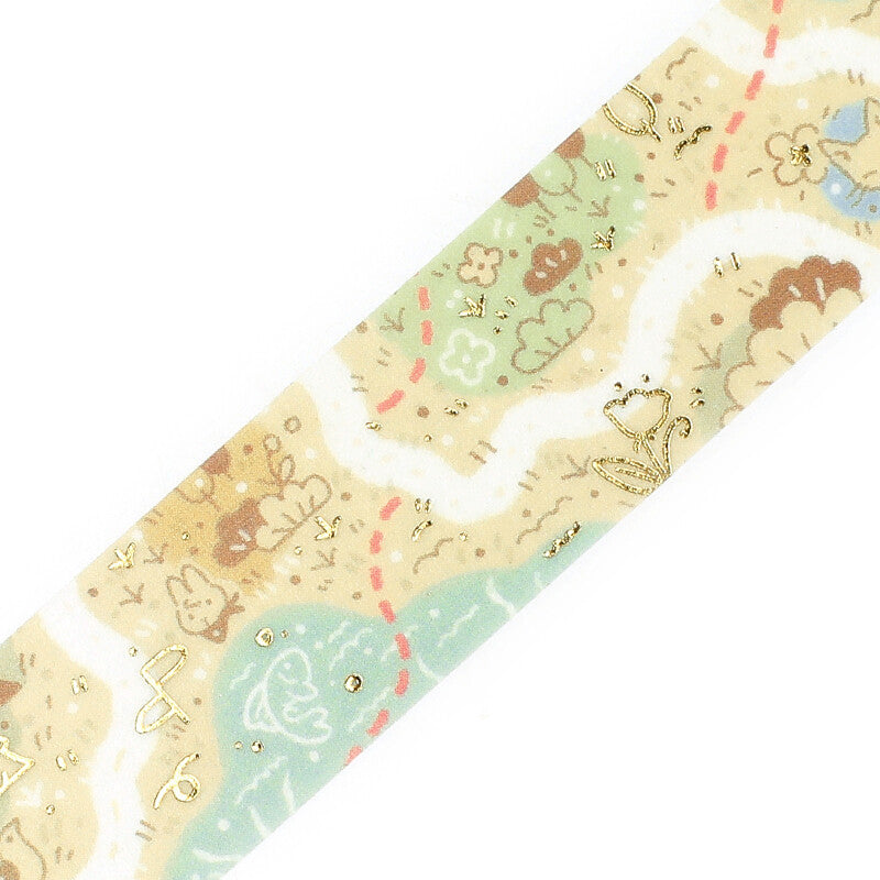 BGM Fushigina Tabi -Map- Washi Tape [BGM]