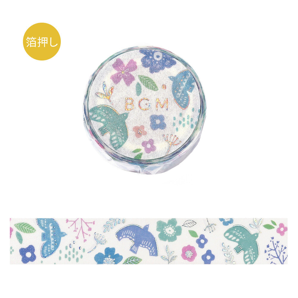 BGM Nordic Forest -Birds Singing- Washi Tape [BGM]