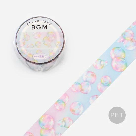BGM Soap Bubble PET Tape [BGM}