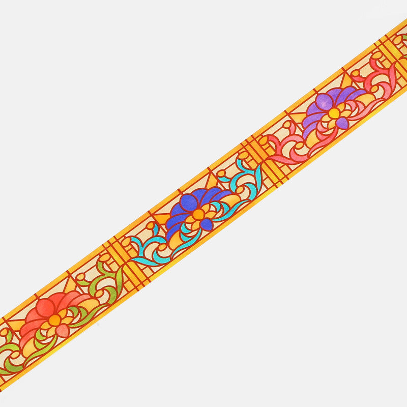 BGM Stained Glass Morning Sun Flower PET Tape