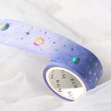 BGM Washi Tape Purple Pastel Space Washi Tape