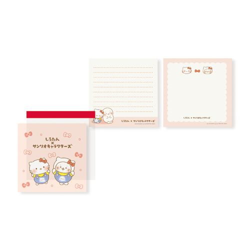 Creative Yoko Sirotan x Sanrio Characters Square Memo [Hello Kitty]