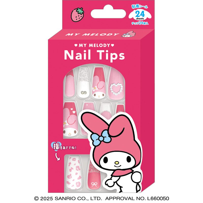Crux Sanrio Characters Nail Tips [My Melody]