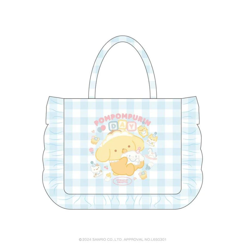 Etoile et Griotte A3 Frill Tote Bag Pompompurin Day [Etoile et Griotte x Pompompurin & Cinnamoroll]