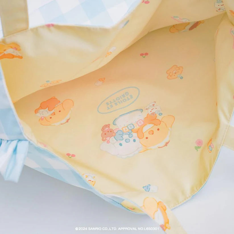 Etoile et Griotte A3 Frill Tote Bag Pompompurin Day [Etoile et Griotte x Pompompurin & Cinnamoroll]