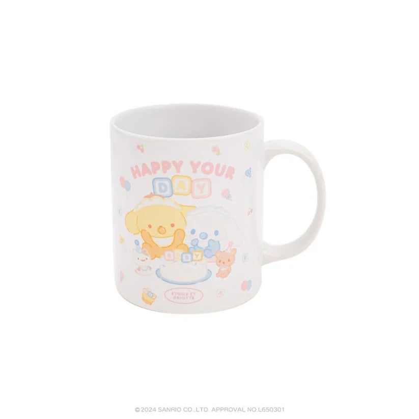 Etoile et Griotte Etoile et Griotte x Pompompurin & Cinnamoroll Mug