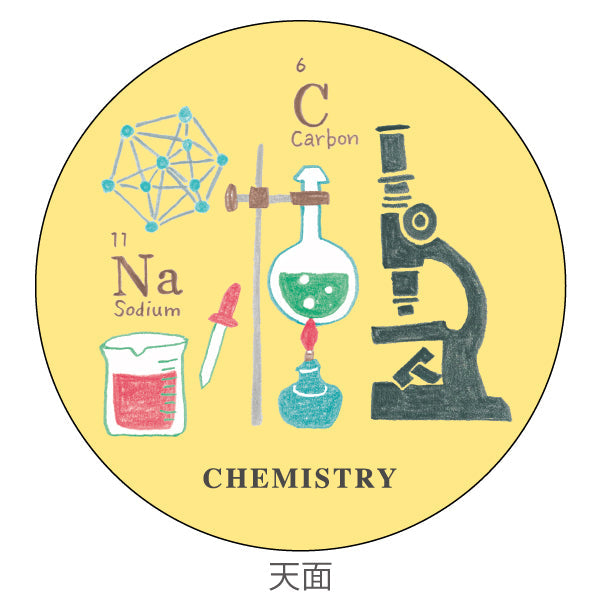 GreenFlash Decorative Tape Yellow Chemistry Science Tape