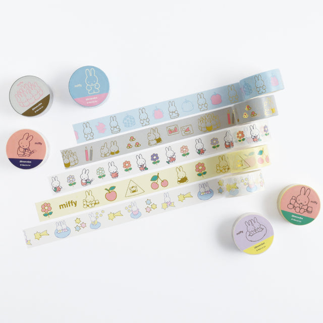 GreenFlash Masking Tape Dick Bruna Gold Foil Masking Tape [Picnic]