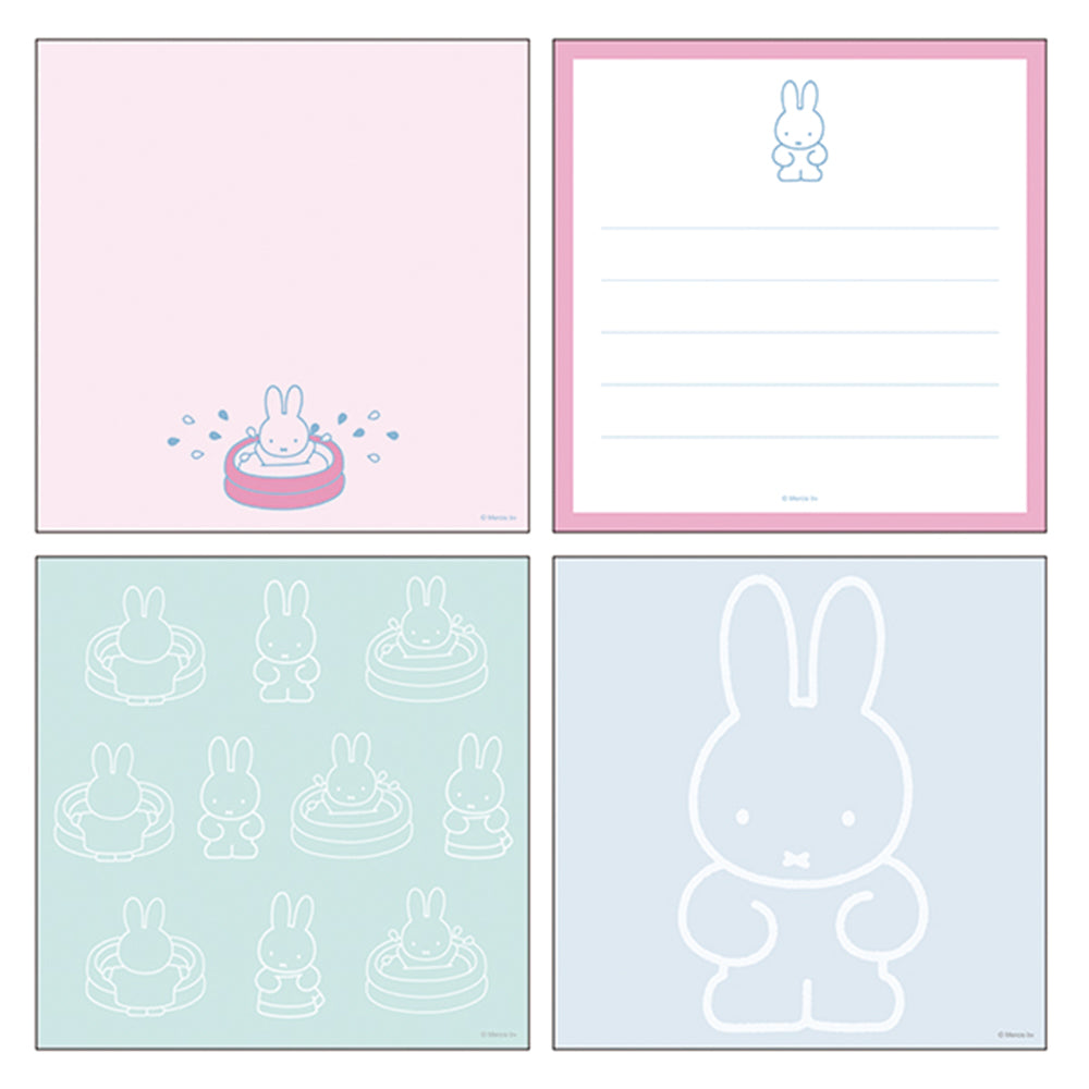 GreenFlash Memo Notes Miffy Square Memo Pad [Blue]