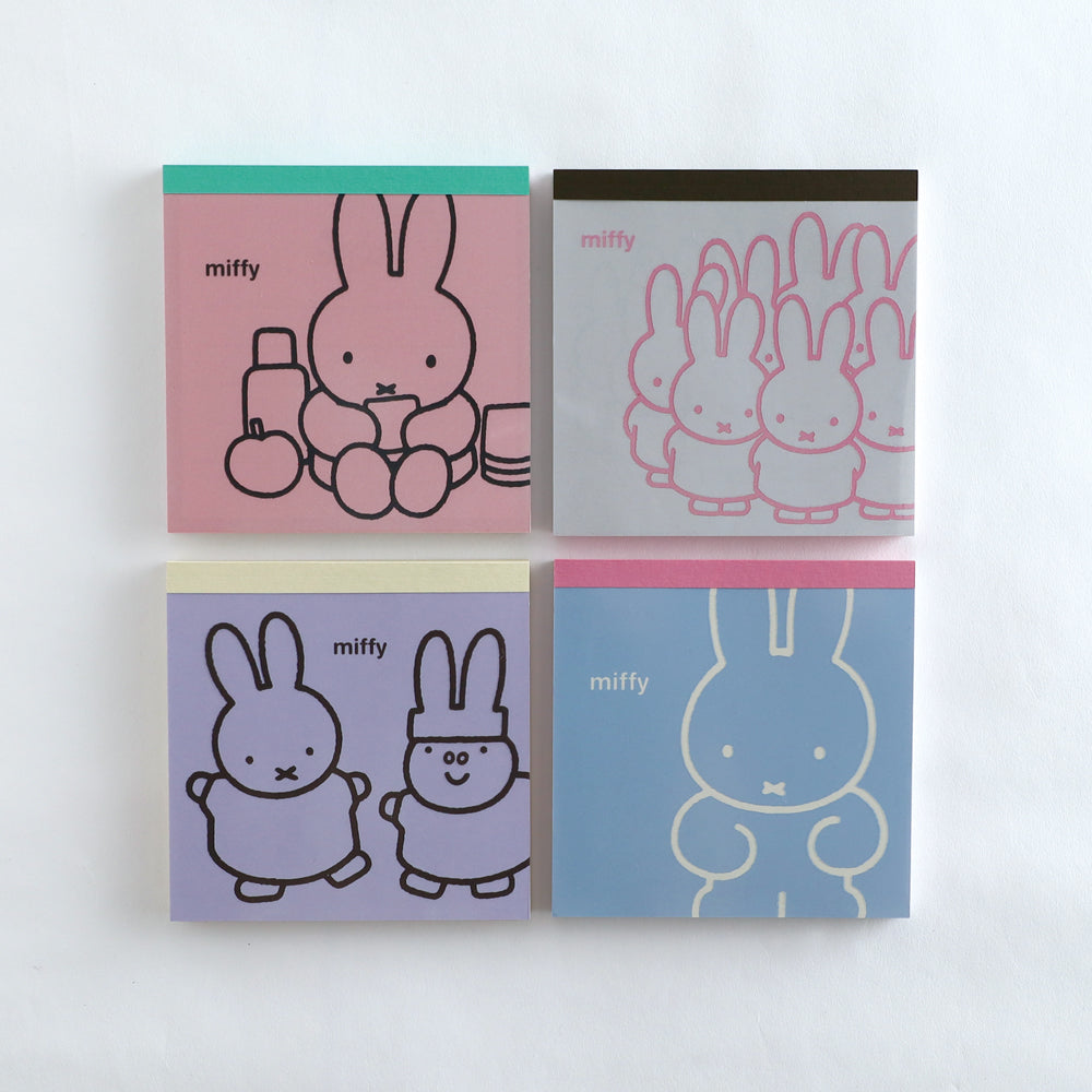 GreenFlash Memo Notes Miffy Square Memo Pad [Blue]