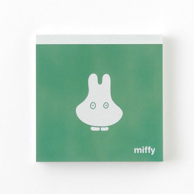 GreenFlash Memo Notes Miffy Square Memo Pad [Green Obake]