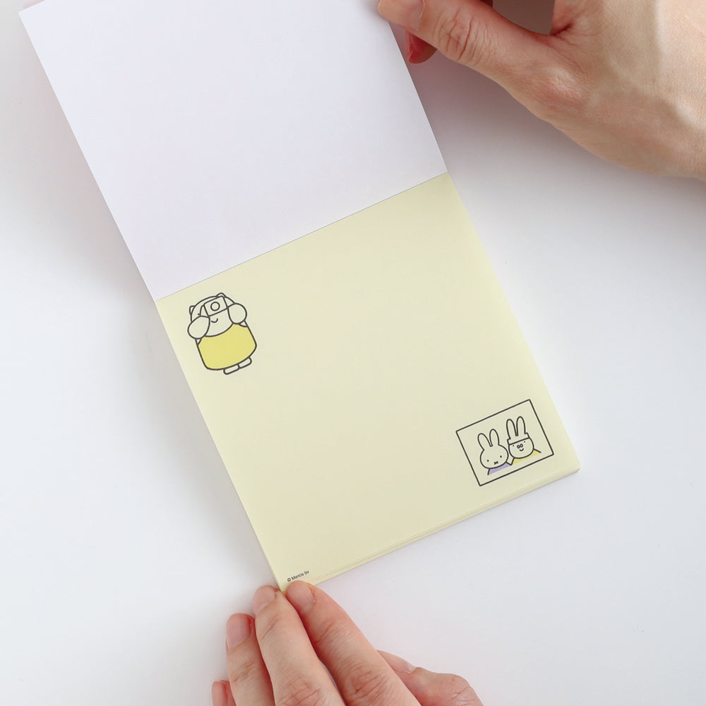 GreenFlash Memo Notes Miffy Square Memo Pad [Purple]