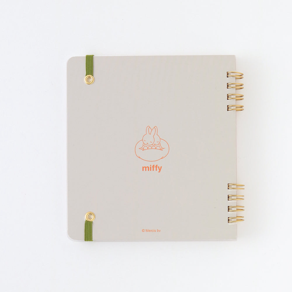 GreenFlash Notebook Miffy Orange Star Ring Square Notebook