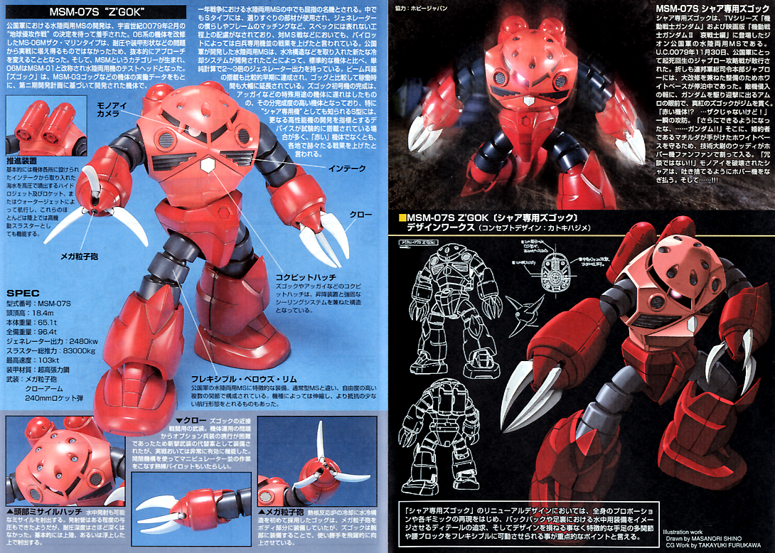 MSM-07S Char's Z'Gok 1/144 HGUC [Gundam] – oshoppu