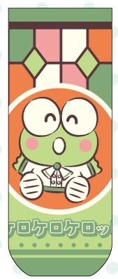 J's Planning Keroppi Stained Glass Style Socks 22-24 cm