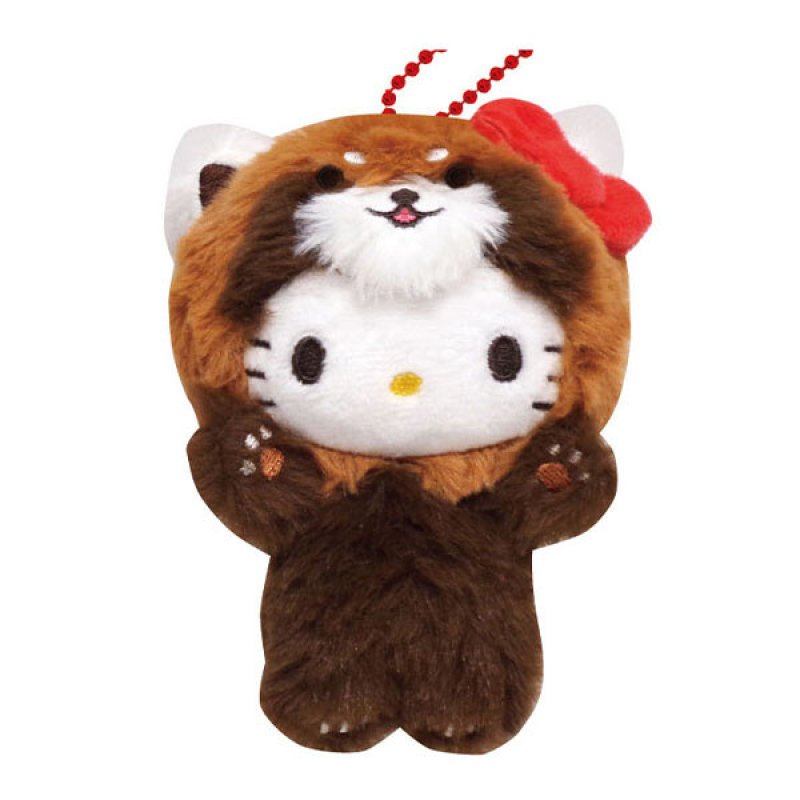 K Company Hello Kitty Red Panda Plush Mascot [Sanrio Characters Banzai Series]