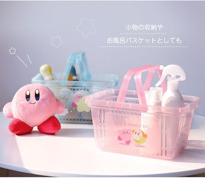 Kirby Kirby’s Dream Land Clear Character Basket [Pink Kirby & Waddle Dee]