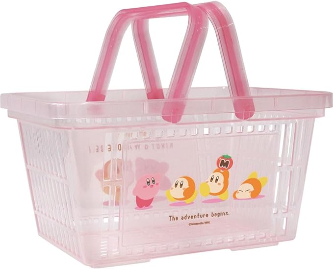 Kirby Kirby’s Dream Land Clear Character Basket [Pink Kirby & Waddle Dee]