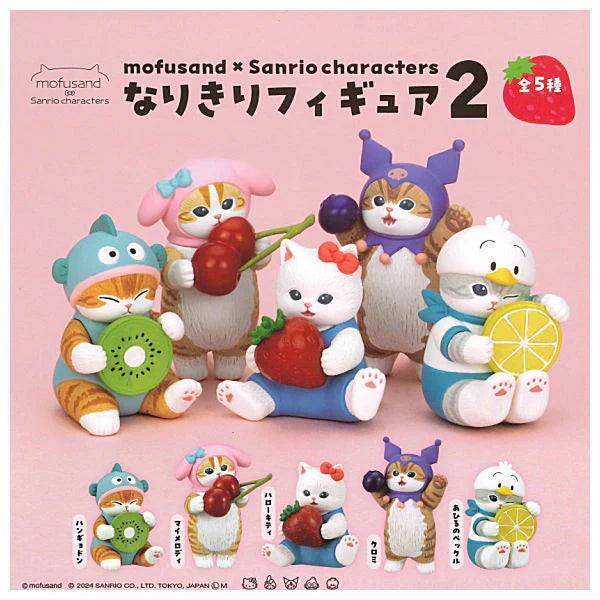 Kitan Club mofusand x Sanrio Characters Narikiri Figure 2 Gachapon