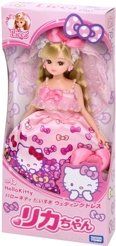 Licca-chan Hello Kitty Love Wedding Dress Licca-chan Doll