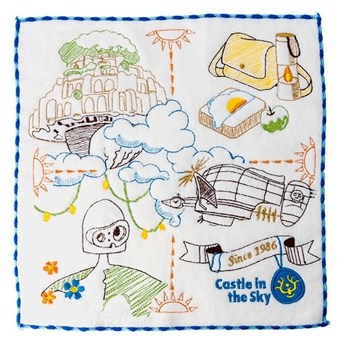 Marushin Castle in the Sky Mini Towel