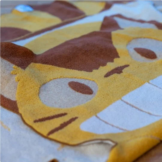 Marushin Catbus Silhouette Towel