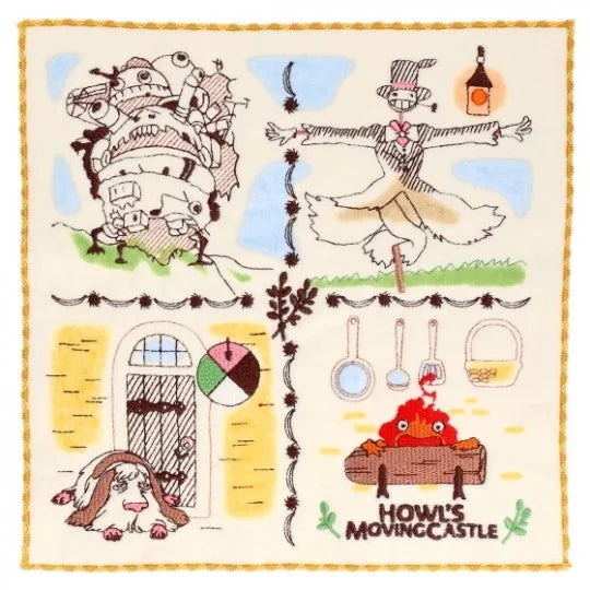 Marushin Howl's Moving Castle Townsfolk Mini Towel