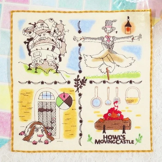 Marushin Howl's Moving Castle Townsfolk Mini Towel