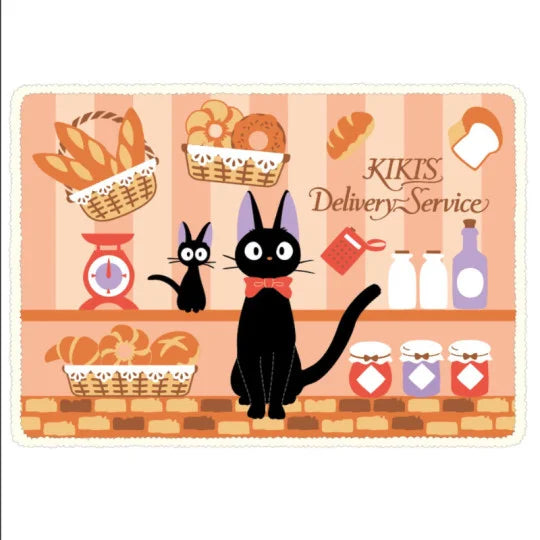 Marushin Kiki's Delivery Service "Bread and Jiji" Lap Blanket