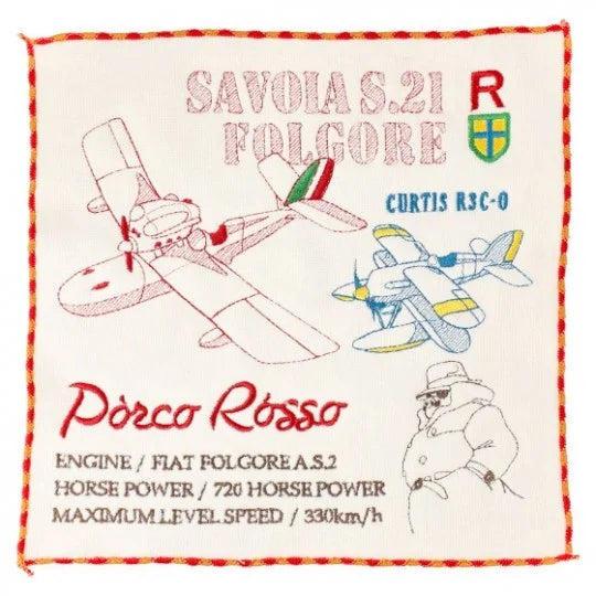 Marushin Porco Rosso Seaplane Mini Towel