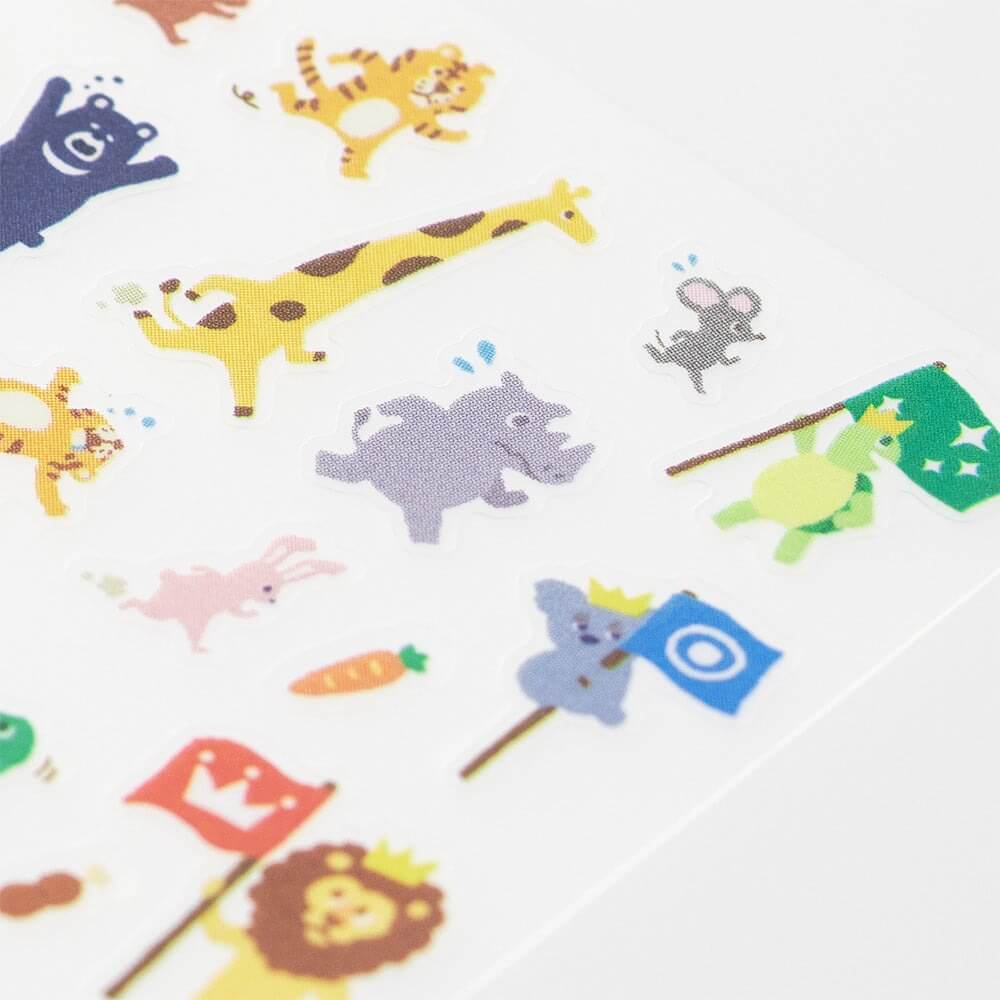 mid Decorative Stickers Midori Achievement Stickers Animals