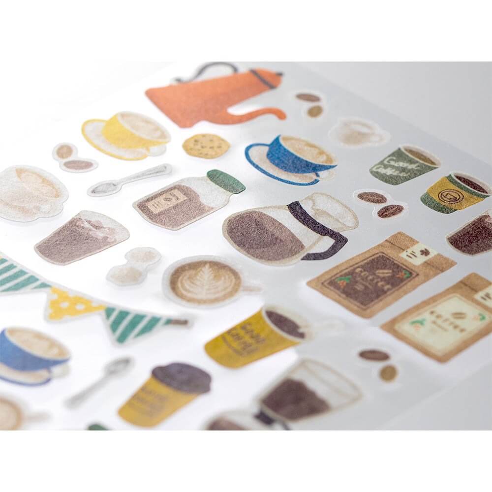 Midori Decorative Stickers Midori Marché Coffee Stickers