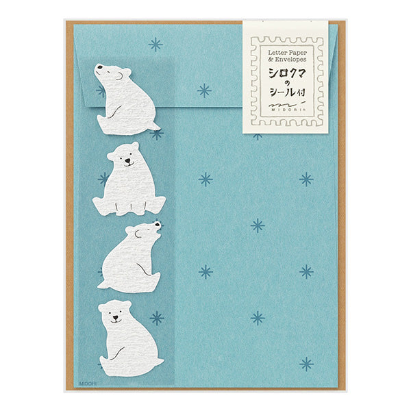 Midori Midori Letter Set with Stickers 311 [Polar Bear A]