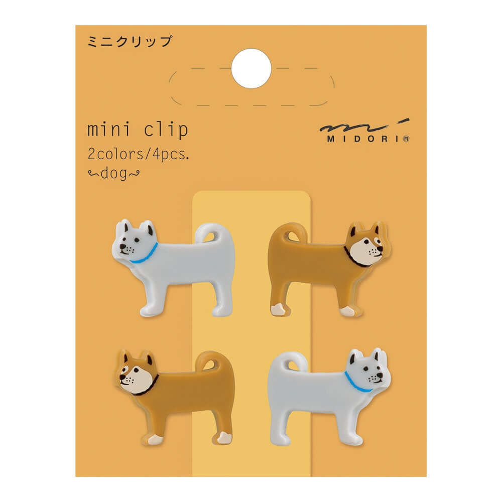 Midori Paperclips Midori Japan Mini Clip Dog Paper Clips