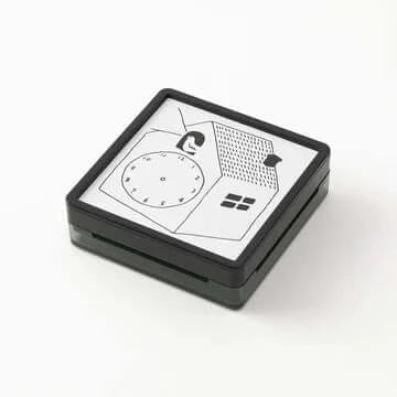 Midori Stamp Blocks Midori Japan Pre-Inked Paintable Stamp Clock