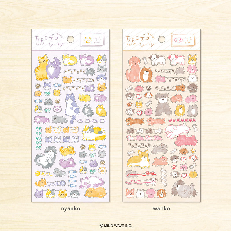 Mindwave Choko Deco Nyanko Sticker Seals [Mindwave]