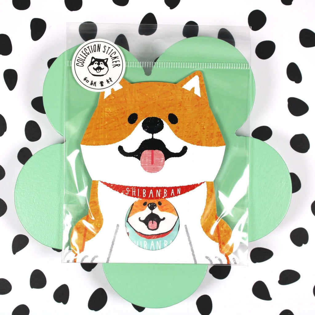 Mindwave Decorative Stickers Shibanban Shiba Inu Dog Stickers