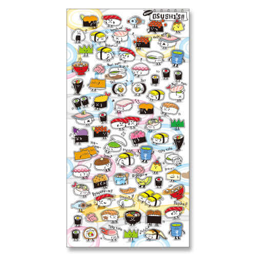 Mindwave Decorative Stickers Sushi Sticker Sheet