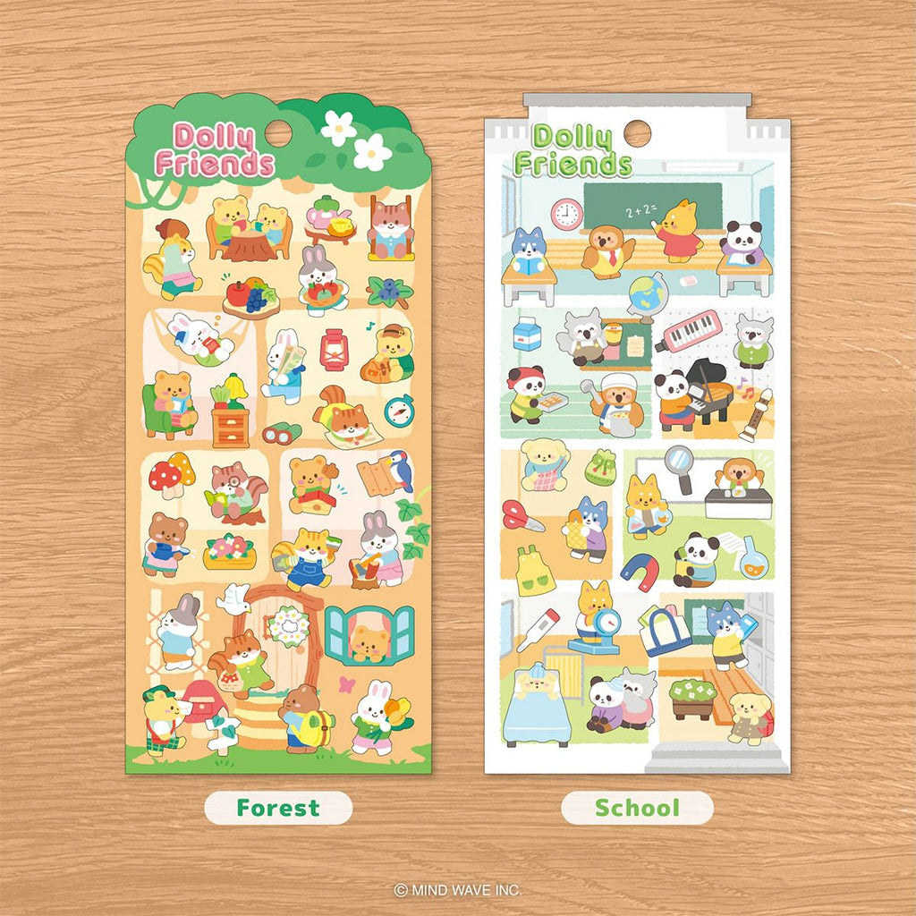 Mindwave Dolly Friends: Forest Sticker Seals [Mindwave]