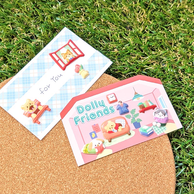 Mindwave Dolly Friends: House Sticker Seals [Mindwave]