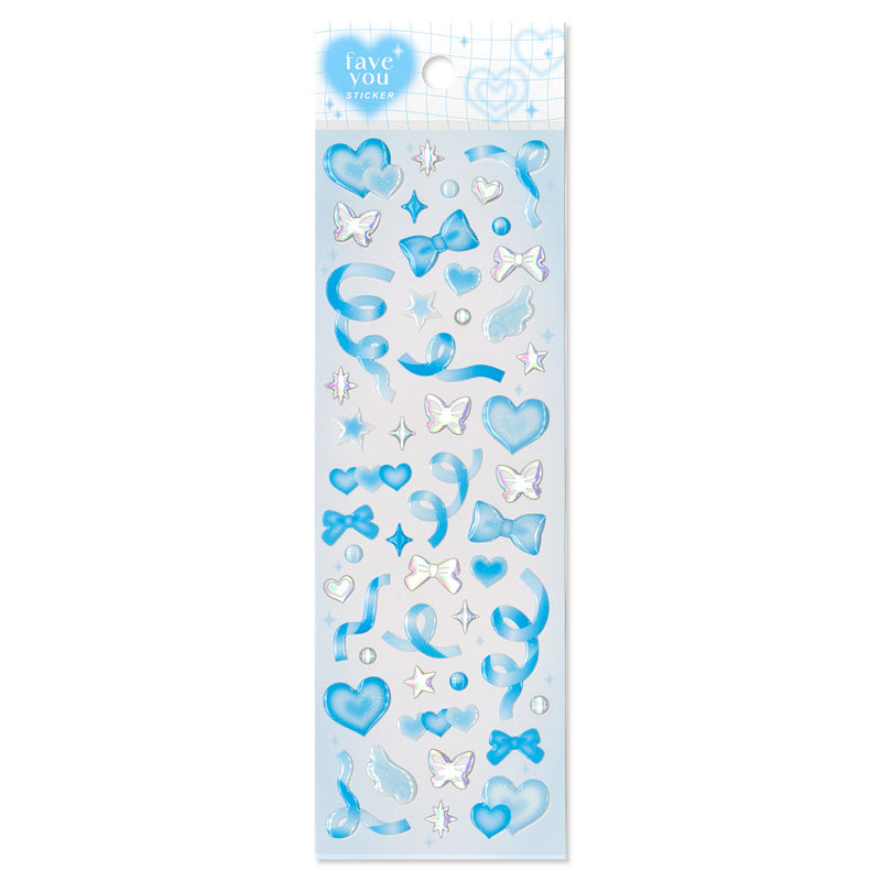 Mindwave Fave You* Blue Sticker Seals [Mindwave]