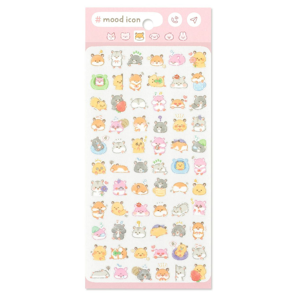 Mindwave Hamster Mood Icon Sticker Seals [Mindwave]